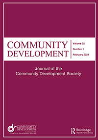 Cover image for Community Development, Volume 55, Issue 1