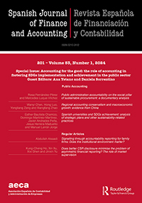 Cover image for Spanish Journal of Finance and Accounting / Revista Española de Financiación y Contabilidad, Volume 53, Issue 1