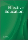 Cover image for Effective Education, Volume 4, Issue 1