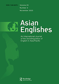 Cover image for Asian Englishes, Volume 25, Issue 3