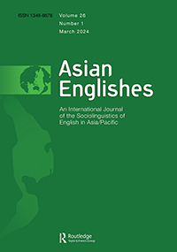 Cover image for Asian Englishes, Volume 26, Issue 1