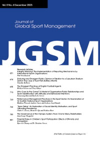 Cover image for Journal of Global Sport Management, Volume 8, Issue 4