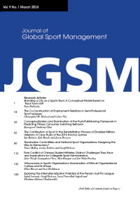 Cover image for Journal of Global Sport Management, Volume 9, Issue 1