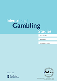 Cover image for International Gambling Studies, Volume 23, Issue 3