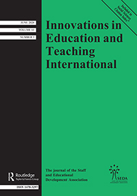 Cover image for Innovations in Education and Teaching International, Volume 61, Issue 3