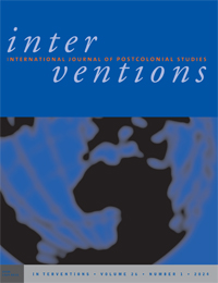 Cover image for Interventions, Volume 26, Issue 1