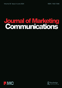 Cover image for Journal of Marketing Communications, Volume 30, Issue 4