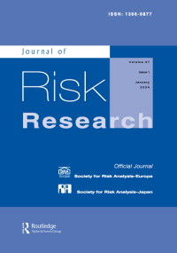 Cover image for Journal of Risk Research, Volume 27, Issue 1