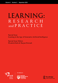 Cover image for Learning: Research and Practice, Volume 9, Issue 2