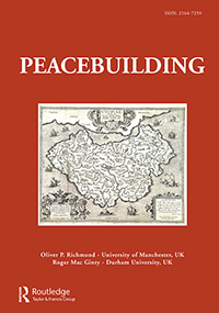 Cover image for Peacebuilding, Volume 11, Issue 4