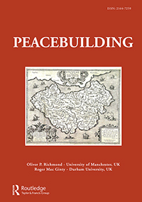 Cover image for Peacebuilding, Volume 12, Issue 1