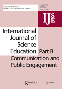 Cover image for International Journal of Science Education, Part B, Volume 13, Issue 4