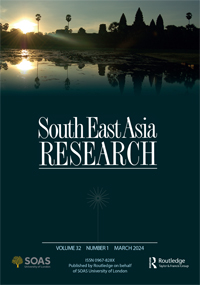 Cover image for South East Asia Research, Volume 32, Issue 1