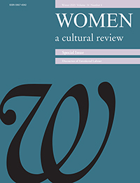 Cover image for Women: a cultural review, Volume 34, Issue 4