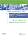 Cover image for Food Economics, Volume 9, Issue 4