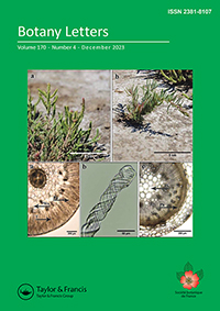 Cover image for Botany Letters, Volume 170, Issue 4