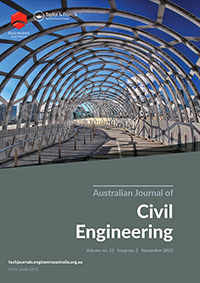Cover image for Australian Journal of Civil Engineering, Volume 21, Issue 2