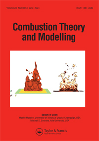 Cover image for Combustion Theory and Modelling, Volume 28, Issue 3