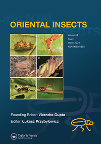Cover image for Oriental Insects, Volume 58, Issue 1