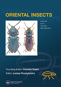 Cover image for Oriental Insects, Volume 58, Issue 2