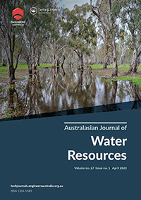 Cover image for Australasian Journal of Water Resources, Volume 27, Issue 1