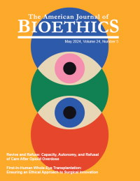 Cover image for The American Journal of Bioethics, Volume 24, Issue 5