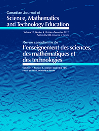 Cover image for Canadian Journal of Science, Mathematics and Technology Education, Volume 17, Issue 4
