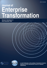 Cover image for Journal of Enterprise Transformation, Volume 8, Issue 3-4