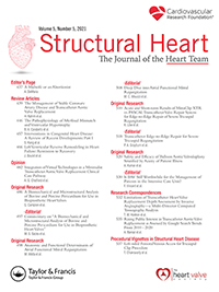 Cover image for Structural Heart, Volume 5, Issue 5