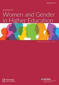 Cover image for Journal of Women and Gender in Higher Education, Volume 16, Issue 4
