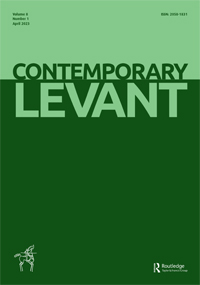 Cover image for Contemporary Levant, Volume 8, Issue 1