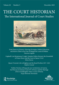 Cover image for The Court Historian, Volume 28, Issue 3