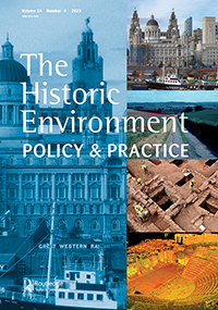 Cover image for The Historic Environment: Policy & Practice, Volume 14, Issue 4