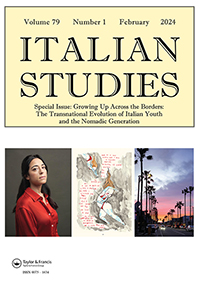 Cover image for Italian Studies, Volume 79, Issue 1