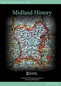 Cover image for Midland History, Volume 48, Issue 3