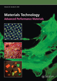 Cover image for Materials Technology, Volume 38, Issue 1
