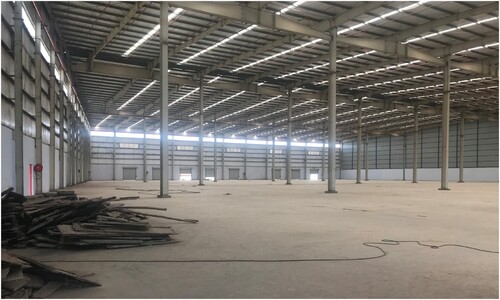 Figure 4. Inside a warehouse in Bhiwandi. Photo: Rohit Madan, 2022.