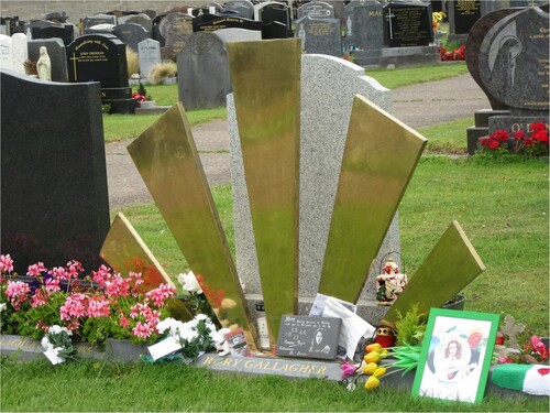 Figure 3. Rory Gallagher’s Grave. Source: Author’s own photo.