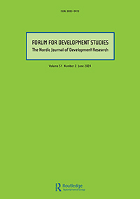 Cover image for Forum for Development Studies, Volume 51, Issue 2, 2024