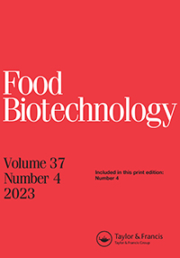 Cover image for Food Biotechnology, Volume 37, Issue 4, 2023