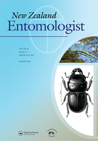 Cover image for New Zealand Entomologist, Volume 46, Issue 1-2, 2023