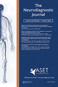 Cover image for The Neurodiagnostic Journal, Volume 64, Issue 1, 2024