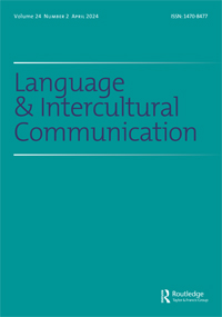Cover image for Language and Intercultural Communication, Volume 24, Issue 2, 2024