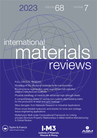 Cover image for International Materials Reviews, Volume 68, Issue 7, 2023