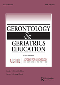 Cover image for Gerontology & Geriatrics Education, Volume 45, Issue 1, 2024