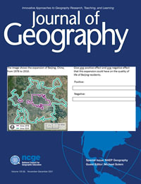 Cover image for Journal of Geography, Volume 120, Issue 6, 2021