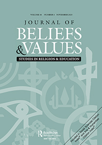 Cover image for Journal of Beliefs & Values, Volume 44, Issue 4, 2023