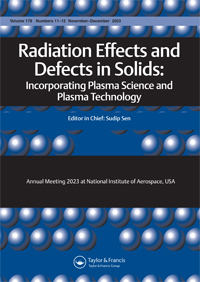 Cover image for Radiation Effects and Defects in Solids, Volume 178, Issue 11-12, 2023
