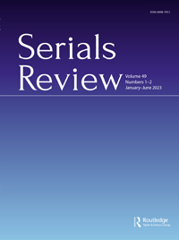 Cover image for Serials Review, Volume 49, Issue 1-2, 2023