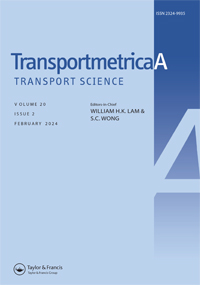 Cover image for Transportmetrica A: Transport Science, Volume 20, Issue 2, 2024